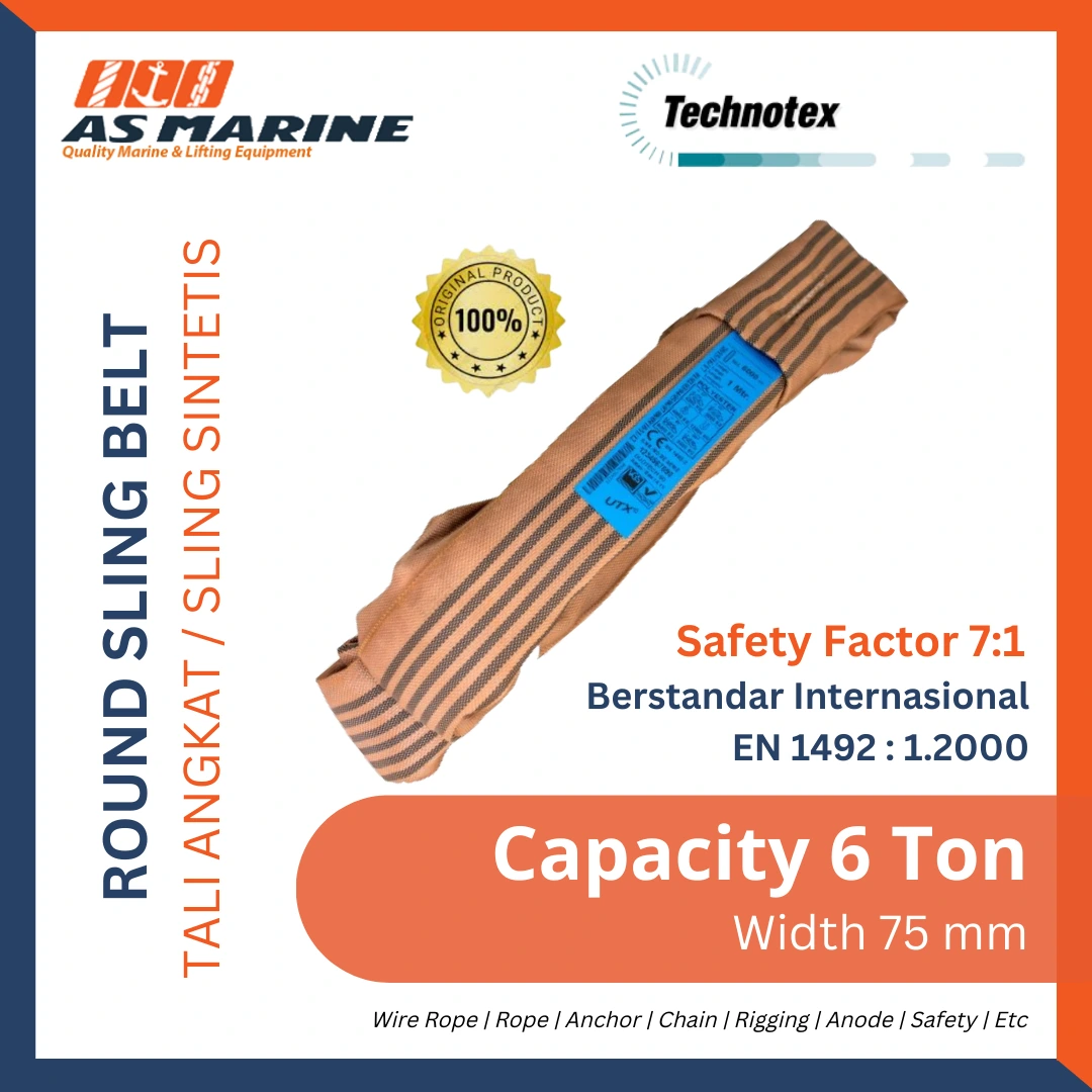 Round Sling 6 Ton Technotex